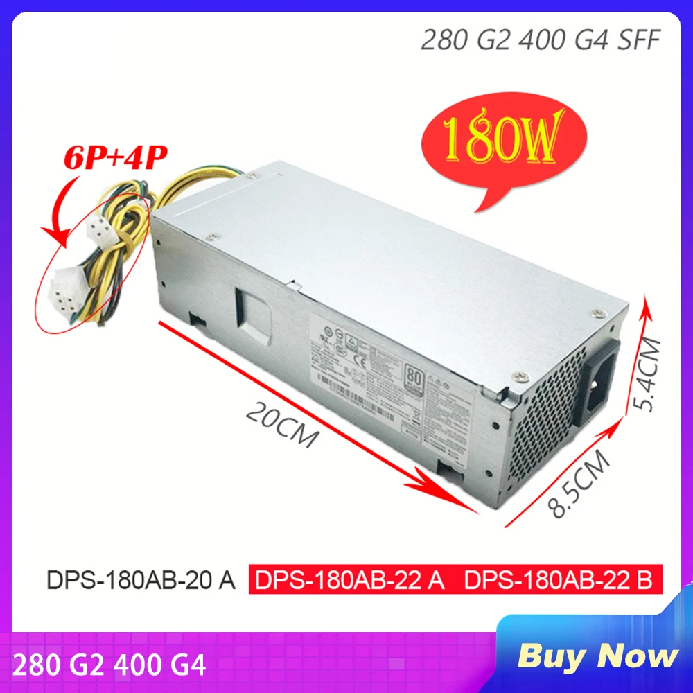 

Power Supply For Lenovo 280 G2 400 G4 SFF PCH018 PA-1181-7 DPS-180AB-20 A DPS-180AB-22 A DPS-180AB-22 B 180W Fully Tested