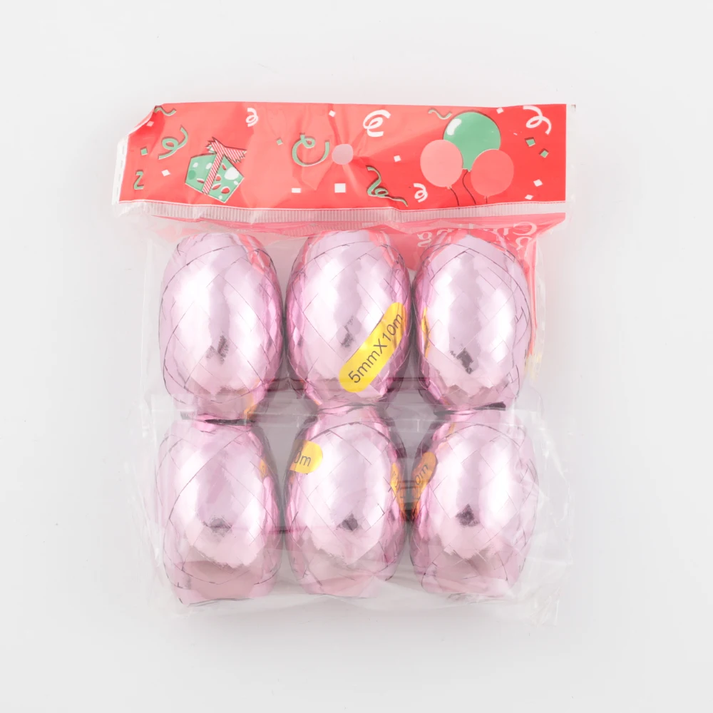 6 шт./лот лента для воздушных шаров Веревка Белые Розовые золотые синие