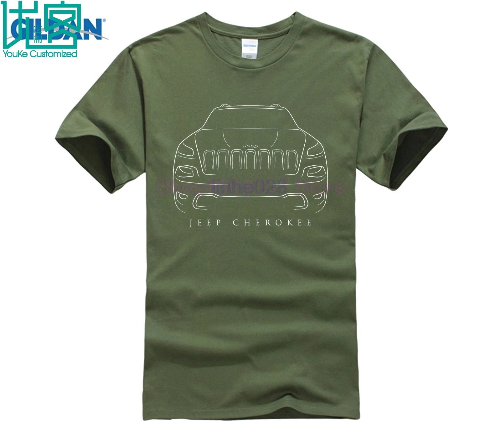 Cherokee KL трафарет футболка |