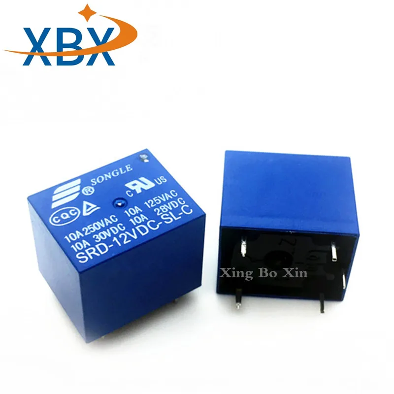 10 шт. новые оригинальные реле питания SRD 05VDC SL C 06VDC 03VDC DC05V 9V 6V 3V 10A 250VAC 5PIN T73|Реле| |