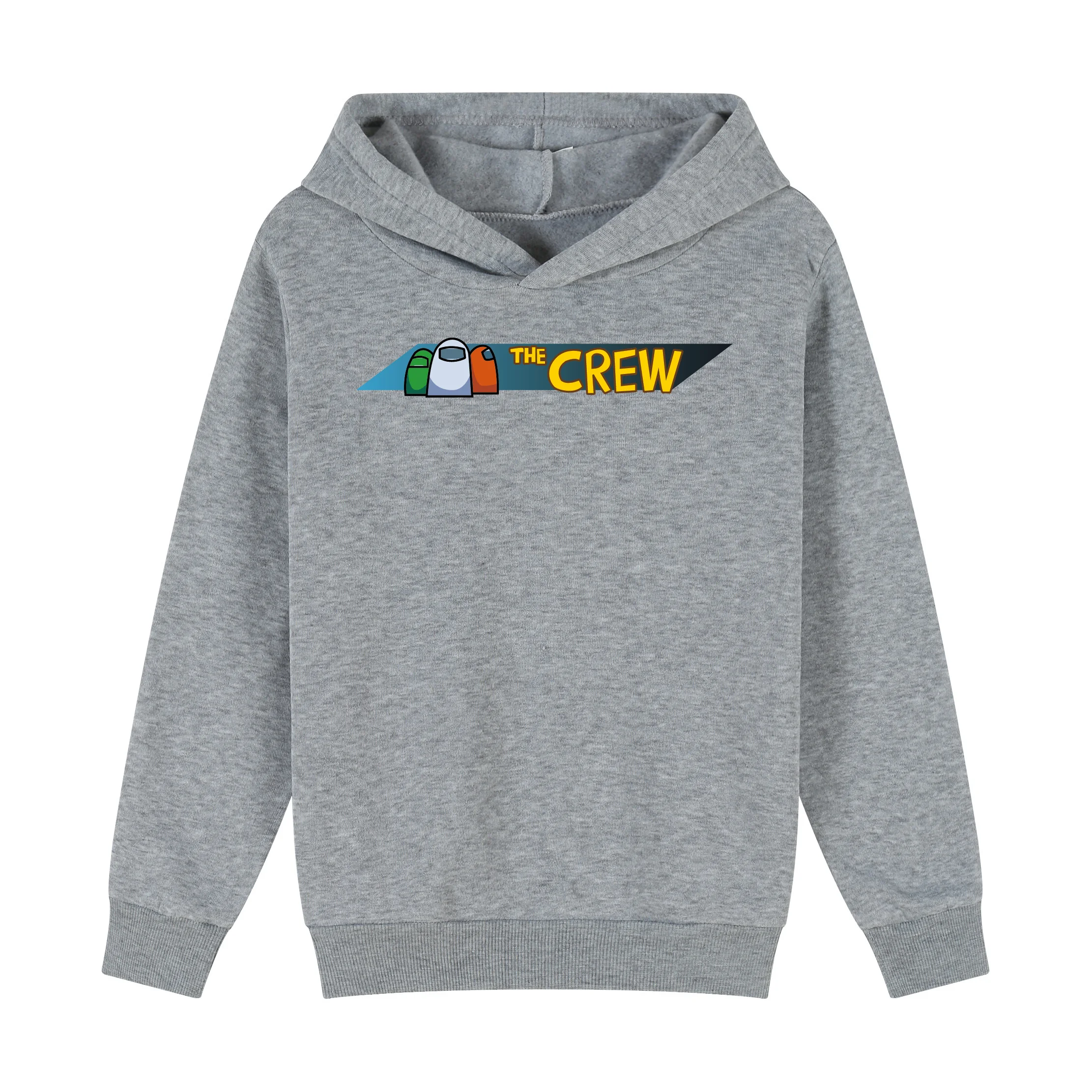 

2021 spring and autumn new boys and girls hooded sweater children's cartoon hooded cartoon shirt base children's clothing