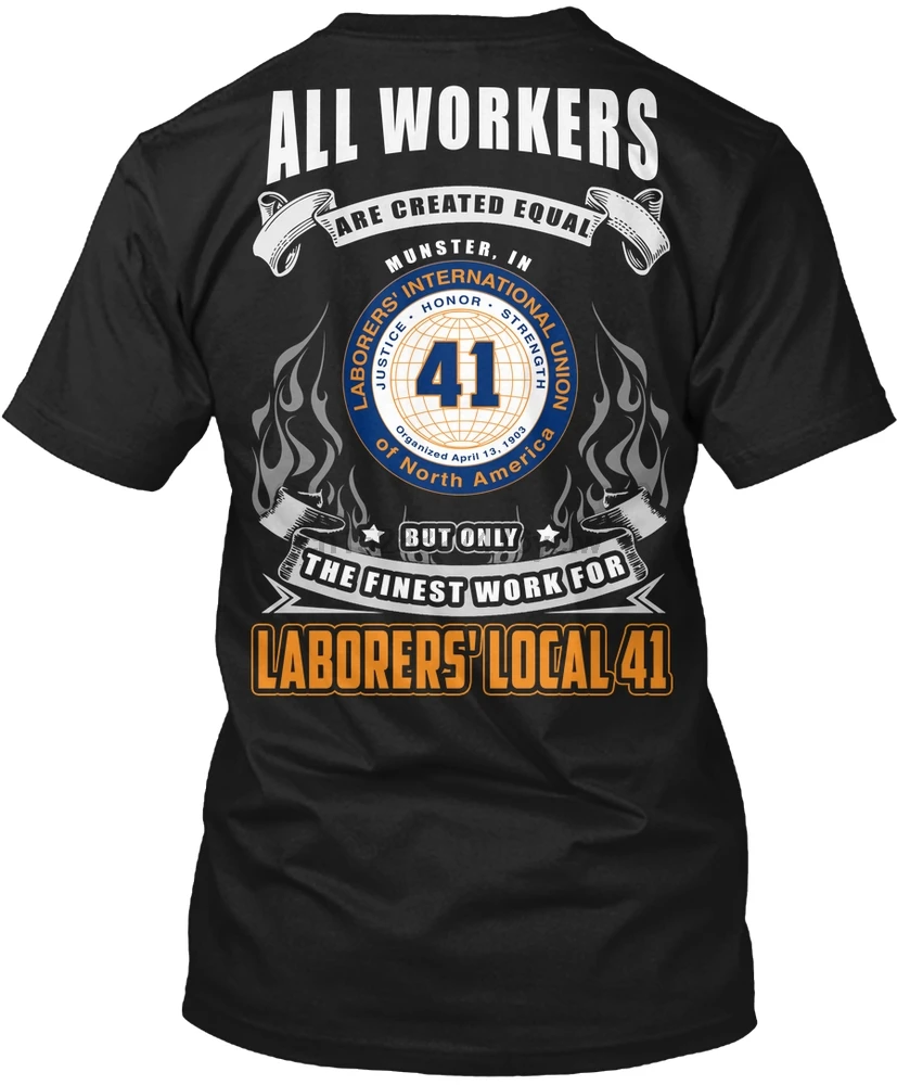 Мужская футболка LIUNA - Laborer Local 41 Женская |