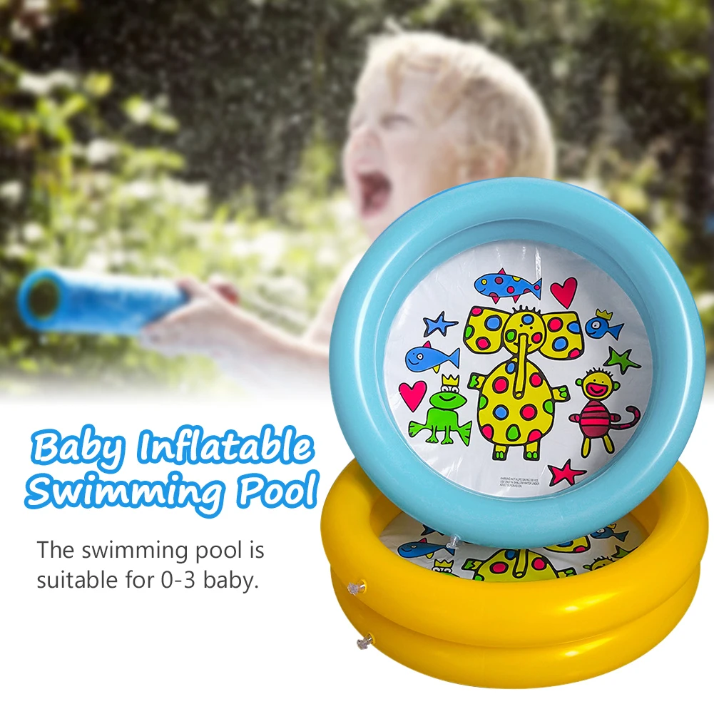 Круглый садовый детский бассейн милый портативный надувной для детей Детский