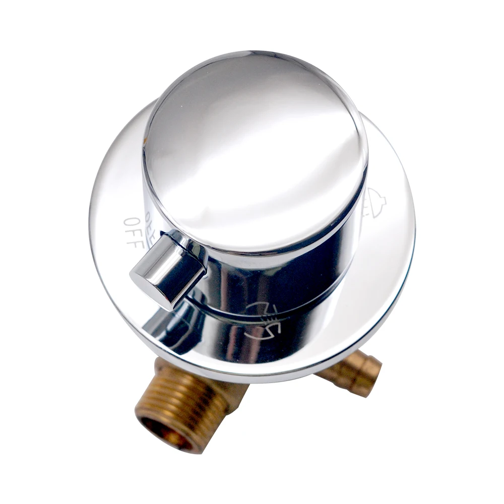 

2/3/4/5 Output Diverter Brass Thermostatic Shower Faucet Split Type Thermostat Control Valve For Shower Bath Shower Colum Panel