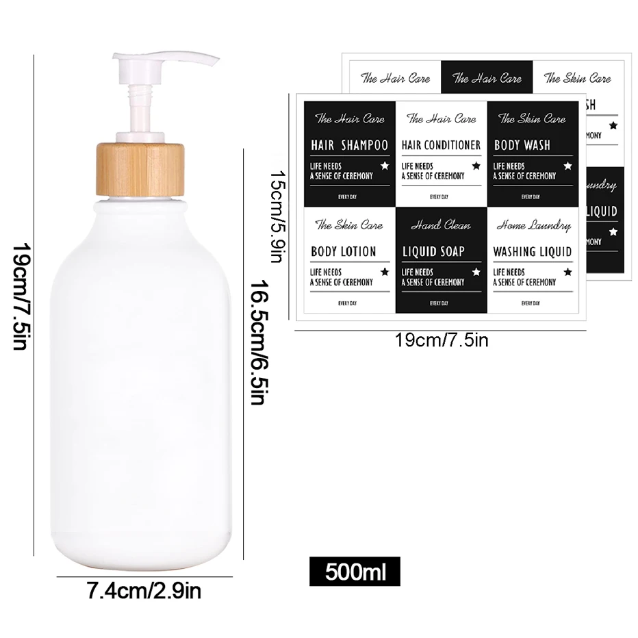 500 мл мыло для домашних животных диспенсер бутылка косметического лосьона мыла