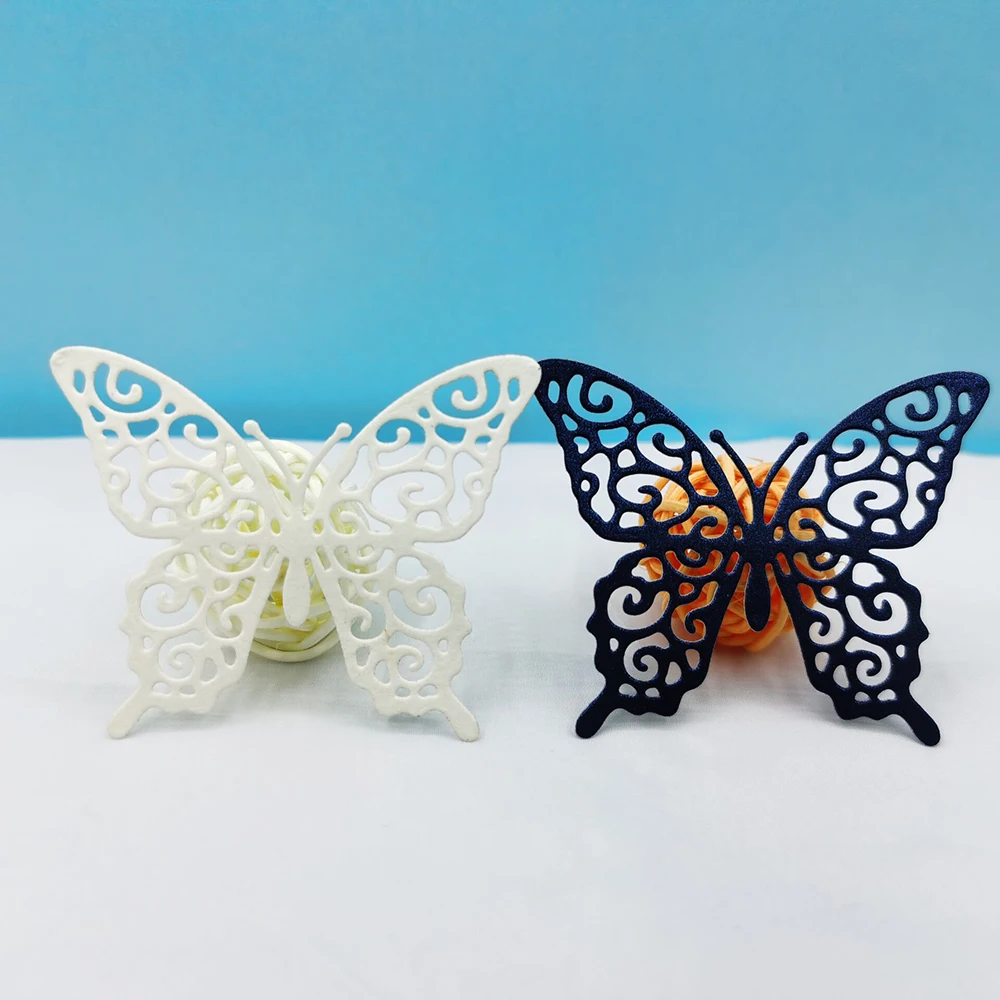 

A Butterfly Metal Cutting Dies Scrapbooking Embossing Folders for Card Making Craft DIY Clear Stamps and Slimline Die Cut Molds