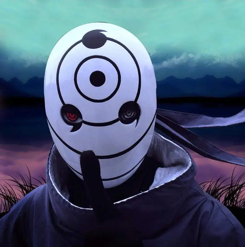 Наруто ниндзя Акацуки Мадара Учиха Обито карикатура Маскарад косплей аксессуары