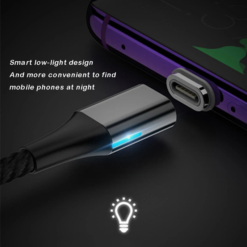 5A Магнитный кабель быстрой зарядки Usb Type C Microusb зарядный для Samsung Galaxy A52 A71 M31s S20 Note20
