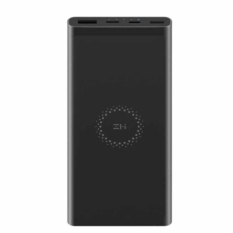 wireless power bank ZMI 10000 мАч беспроводной внешний аккумулятор для MFi для Apple для зарядки Lightning двойной USB-C 18 Вт макс 10 Вт макс Qi Сертифицированный - Цвет: wireless power bank