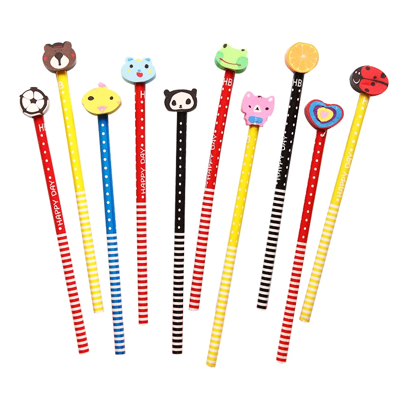 10 шт./лот HB экологичный карандаш из натурального дерева черный нетоксичный