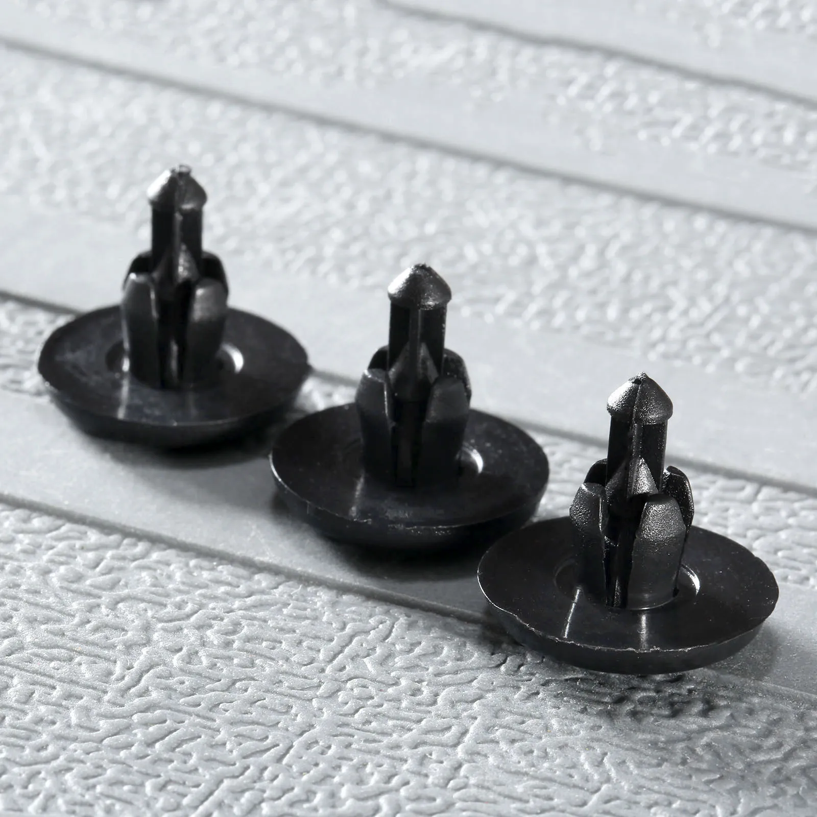 50 шт. автомобильные черные пластиковые заклепки с диаметром отверстия 7 мм|Клипсы