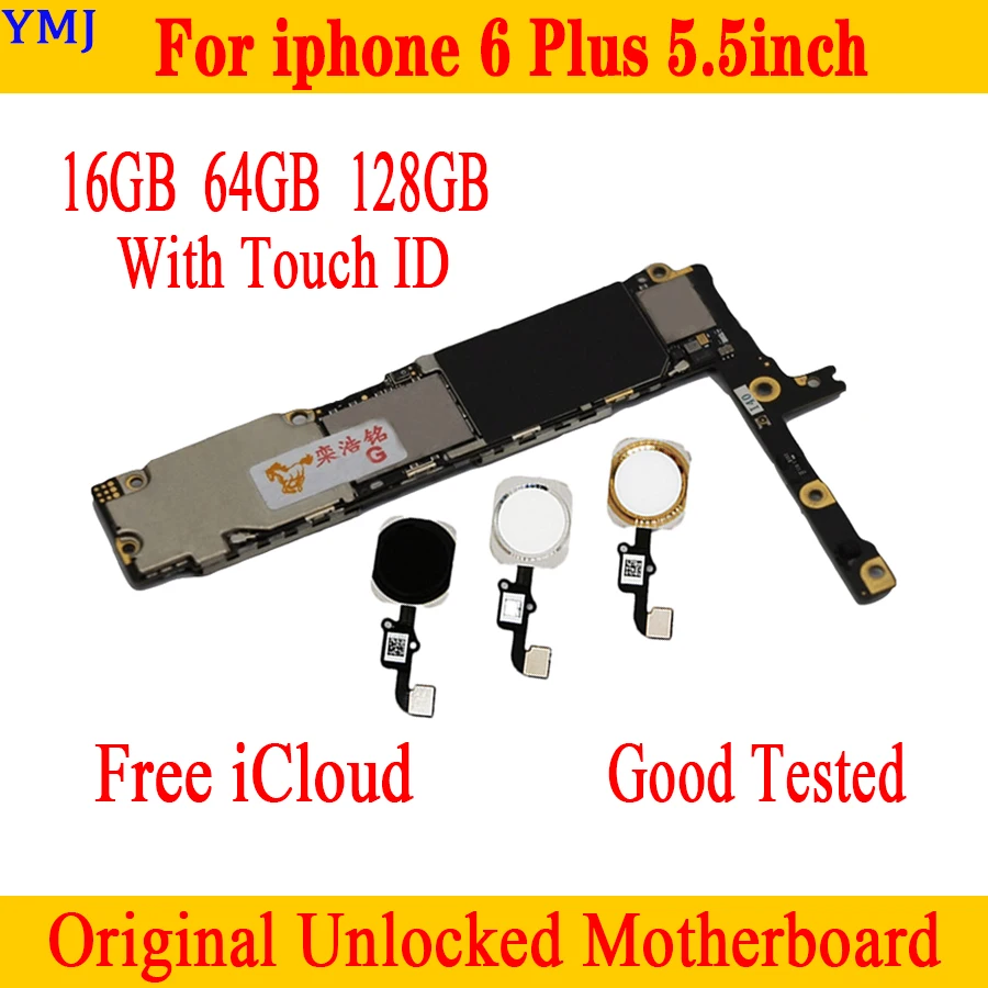 Материнская плата для iphone 6 с/без Touch ID 100% оригинальная разблокированная полная