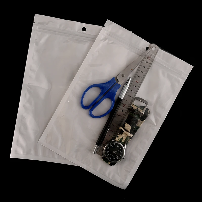 20 шт пластиковые сумки на молнии высокое качество Прозрачная молния с замком