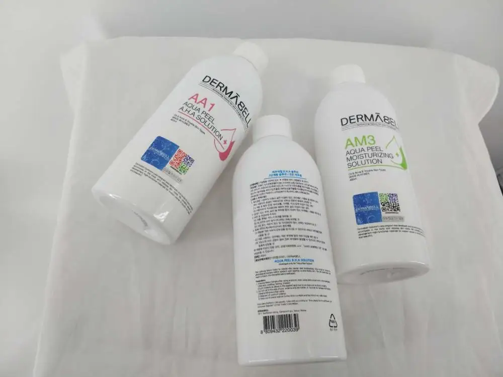 

DERMABELL Aqua peeling solution 400ml per bottle aqua facial serum hydra facial serum for normal skin CE