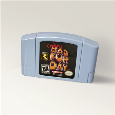 Conkers Conker's Bad Fur Day для 64 бит игрового картриджа Американская версия формат