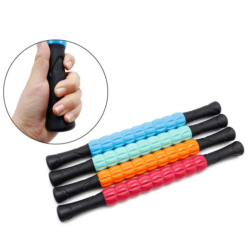 Роликовый массажер для занятий йогой инструмент массажа глубоких тканей снятия