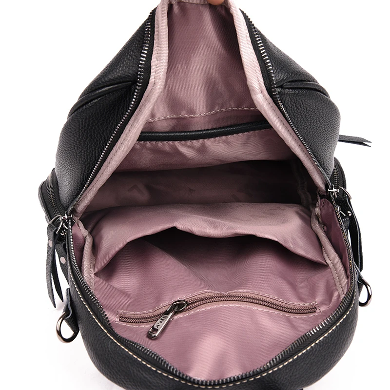 Рюкзак для девочек однотонный роскошный дорожный дизайнерский ранец женские