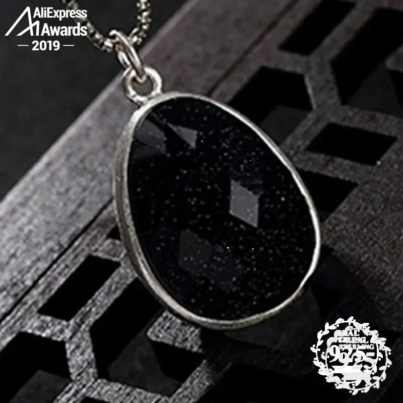 Не подделка Польша S925 магазин изысканных антикварных магазинов Сапфировая