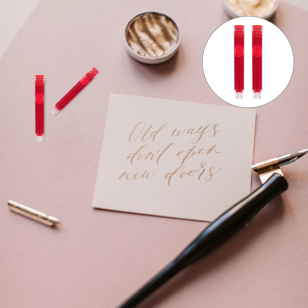 

100 Pcs Fountain Pens Refills Universal Pens Ink Sac Fountain Pens Ink Converter