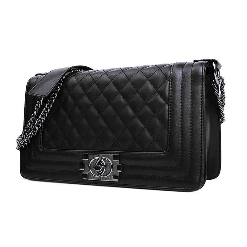 Роскошные сумки на цепочке с ромбовидной решеткой женские сумки-мессенджеры