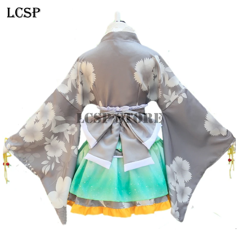 LCSP LoveLive! Kotori Minami юката Косплей Костюм для костюмированной вечеринки по японскому