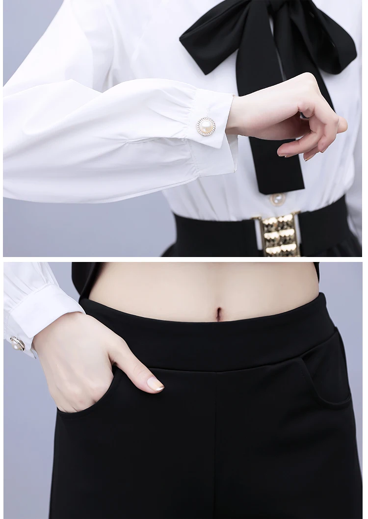 

Peter Pan Collar 2 Piece Office Set Women Ensemble Femme 2 Pieces Outfits Womens Matching Set Year-old Female Costume Woman Suit