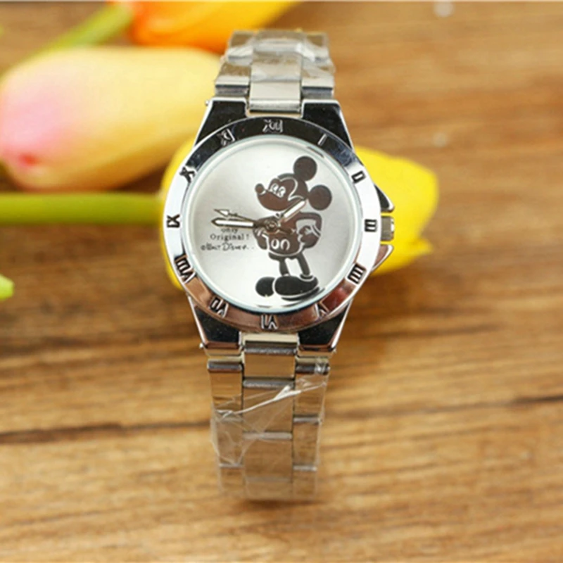 

2021Disney mickey mouse Children's smart wrist digital Waterproof electronic Watches Kids Electronic clock Girls boy