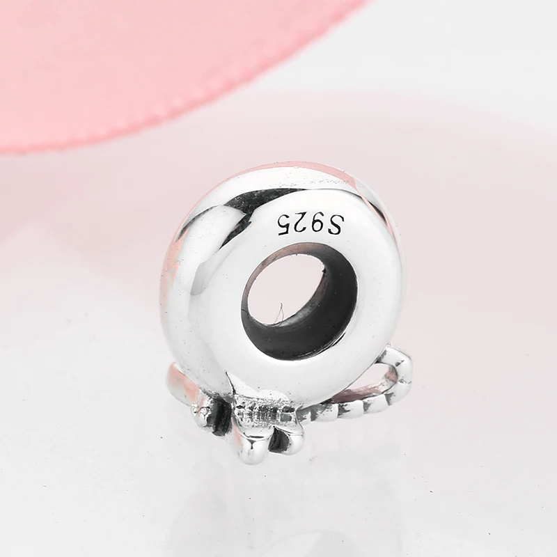 Реальные 925 пробы серебро ювелирных украшений розовый Стрекоза diy фиксаторы уход