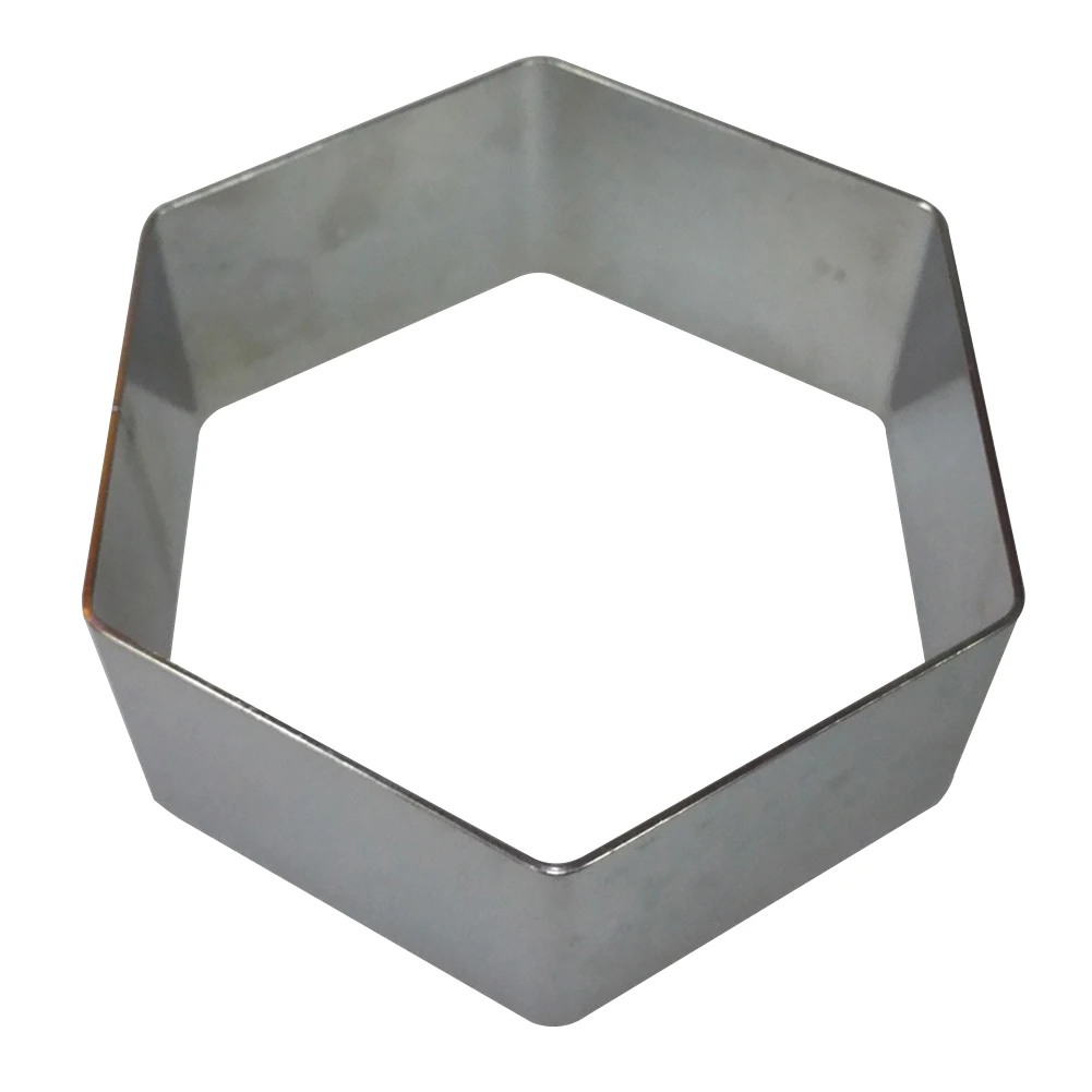 Фондант на день рождения шестигранный DIY нержавеющая сталь торт плесень вечерние