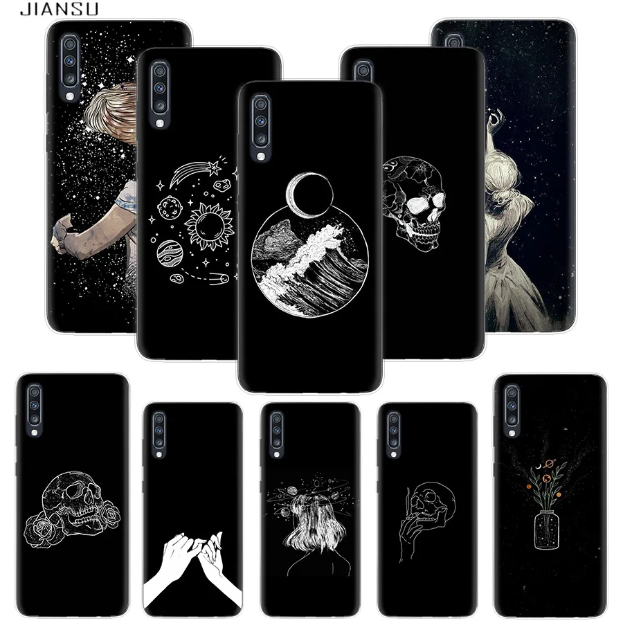 

Aesthetic Wallpaper HD Case For Samsung A10 A10S A20S A20E A30S A40 A50 A70 A51 A71 4G Cover For Samsung A6+Plus A7 A8 A9 Coque