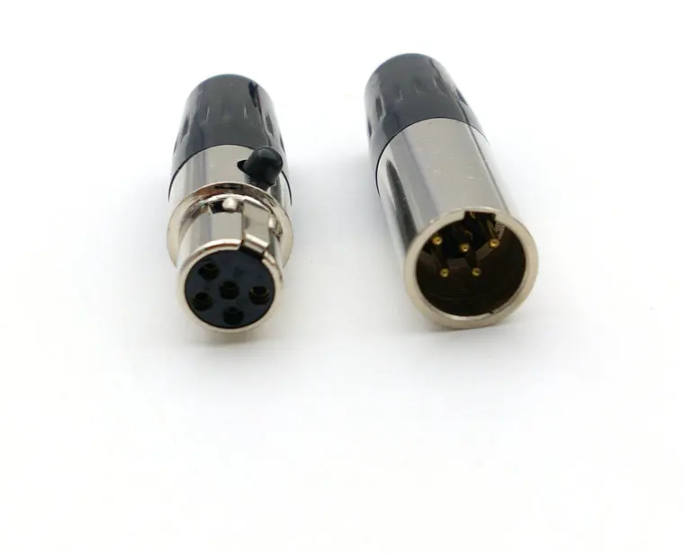 100 Декодер каналов кабельного телевидения мини 5 Pin Mini XLR в он лайн (100 шт. Plug & шт