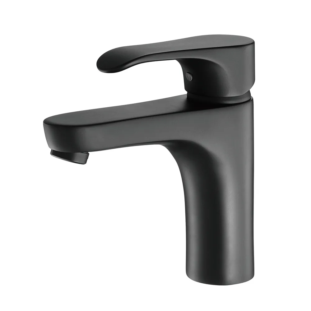 Basin Taps Bathroom Sink Faucet Brass Black Color Mixer Water Tap Hot and Cold Faucets Single Handle Double Control | Обустройство