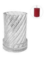 diy candle making spiral shape model candle moulds wax shaping molds