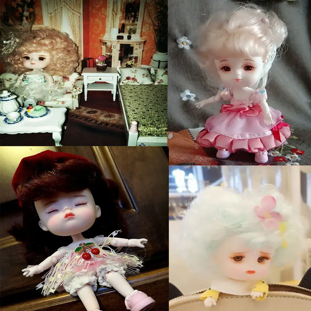 1/12 BJD кукла 26 шарнирное тело 14 см мини кукла серия DODO кукла с костюмом и обувью макияж и коробка в подарок OB11