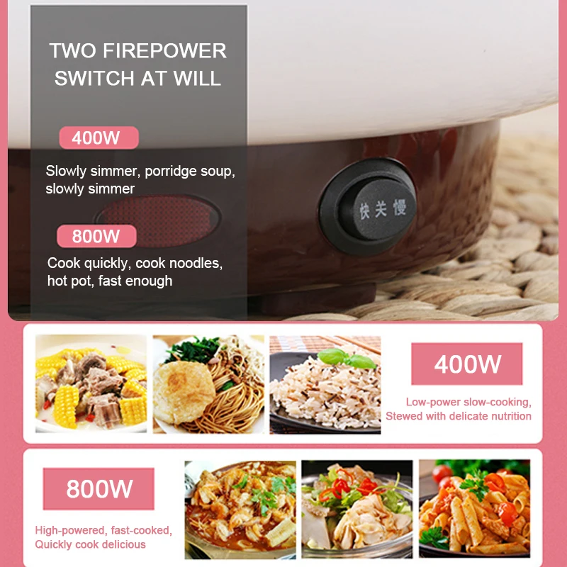 220 В многофункциональная электрическая плита с подогревом сковорода кухонная