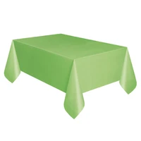 137274cm disposable tablecloth plastic solid color wedding birthday party table cover rectangle desk cloth wipe covers hot