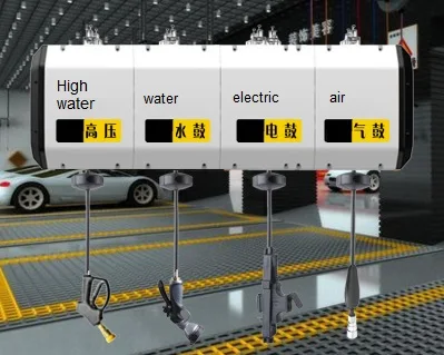 4 комбинированных бака композитная коробка автомобильного шланга Катушки воды