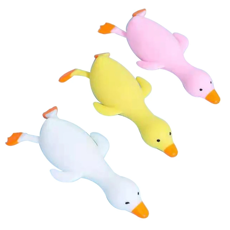 

Sensory Fidget Practical Joke Toy Interactive Stress Relief Squishy Duck Novelty Toy Fidget Set Push Fidget Vent Ball