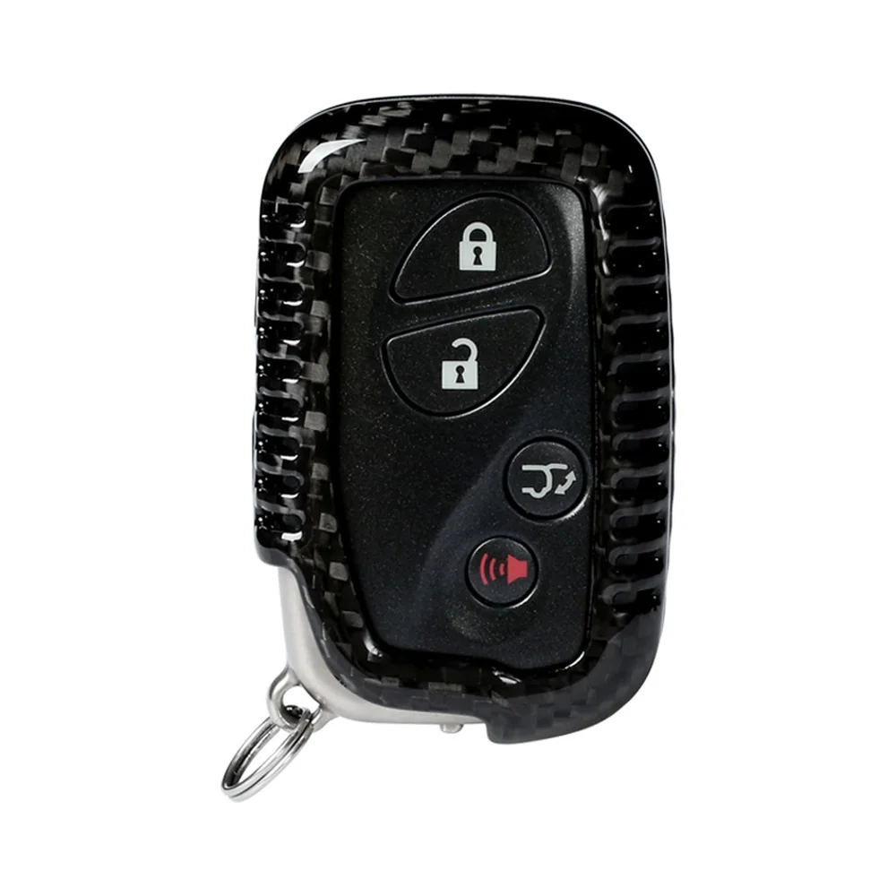 Автомобильный Стайлинг смарт-пульт из углеродного волокна чехол для ключа 3 4