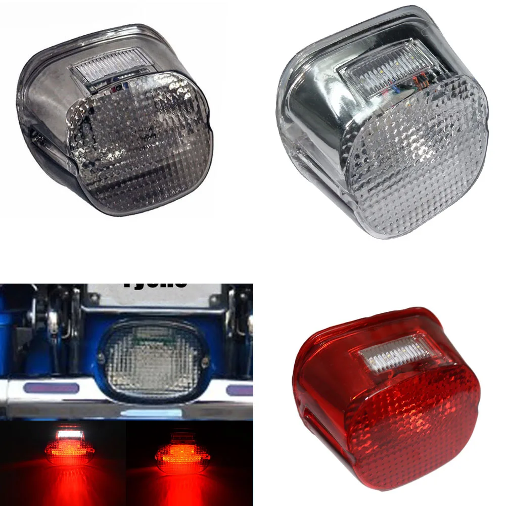 Мотоциклетные задние светильник светодиодный Встроенный поворотник фонарь