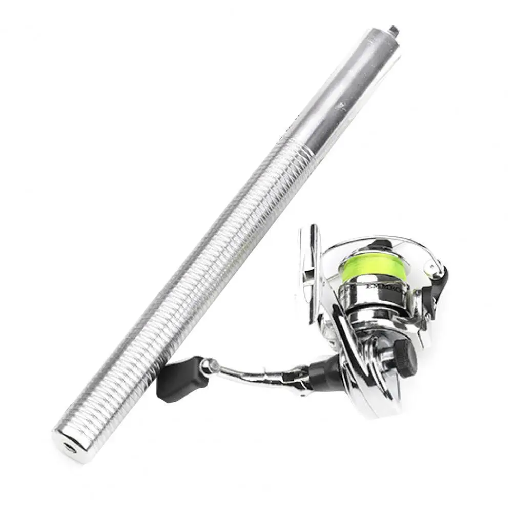 

1.4m Mini Portable Multipurpose Aluminum Alloy Fishing Rod Pole with Spinning Reel for Outdoor