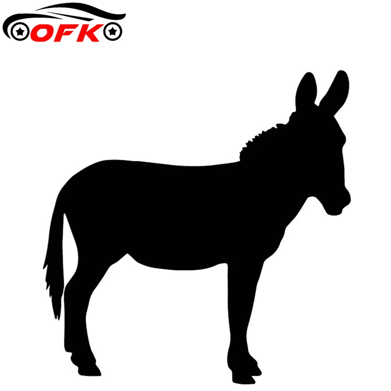 

Donkey Pattern Car Sticker Waterproof Cover Scratch Decal Laptop Truck Window Motorcycle Auto Accessories PVC,15cm*15cm