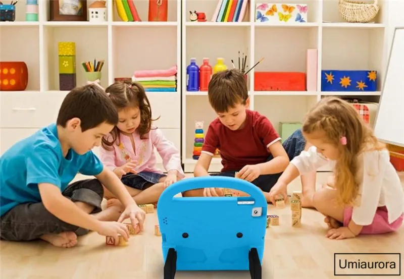 kids safe case for huawei mediapad m3 lite t3 8 0 kob l09w09 tablet eva shockproof hand held cover funda for matepad t8 8 inch free global shipping