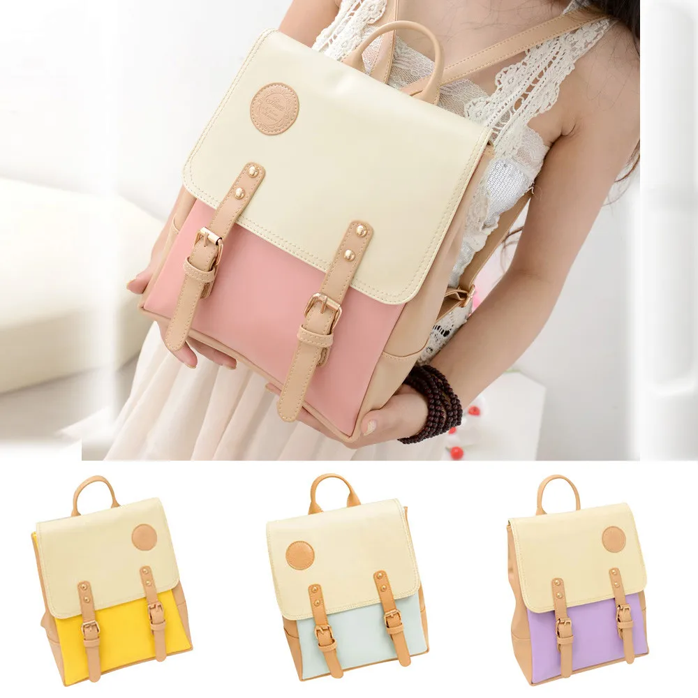 Женский рюкзак женская модная уличная сумка школьный ранец для ноутбука мягкая