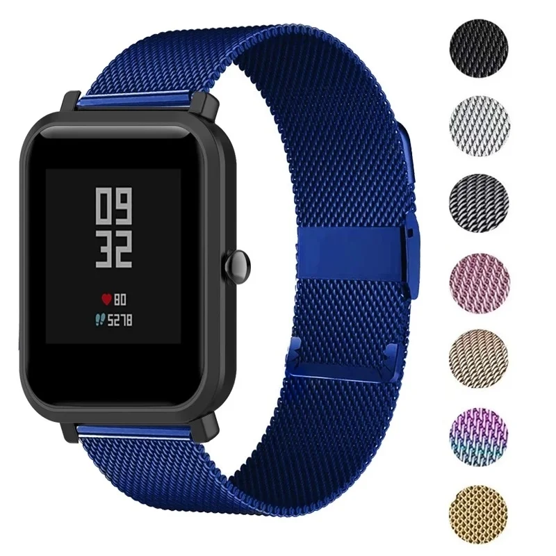 

Ремешок для часов Huawei GT 2 2e GT2e Magic, браслет для смарт-часов Xiaomi Amazfit Bip S/Stratos 3 2 2s/ GTS/GTR 47 мм 42 мм, ремешки