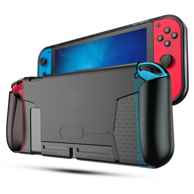 Защитный чехол Nintendo Switch прозрачный силиконовый из ТПУ для задняя крышка