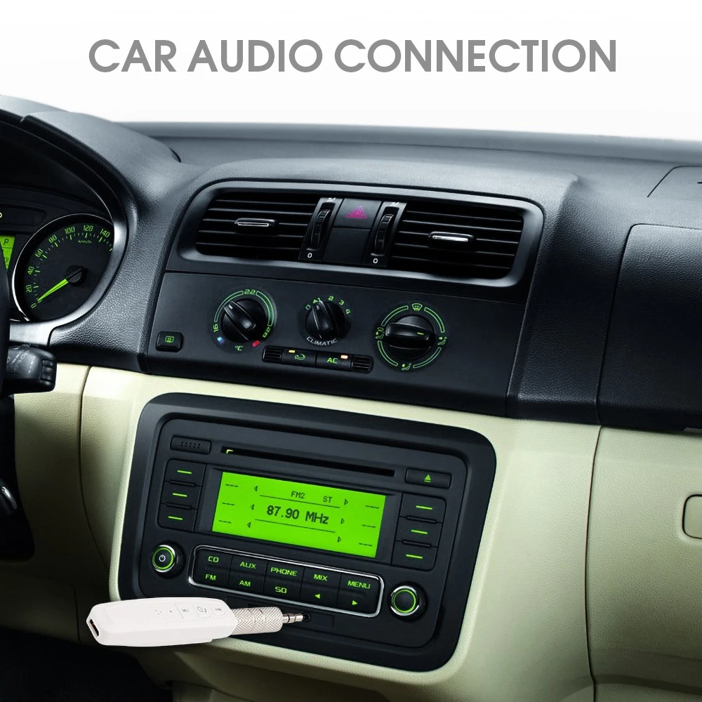Wireless Bluethooth Transmiter Receiver Car Mobile Audio Adapter Portable 3.5mm MP3 Player | Электроника