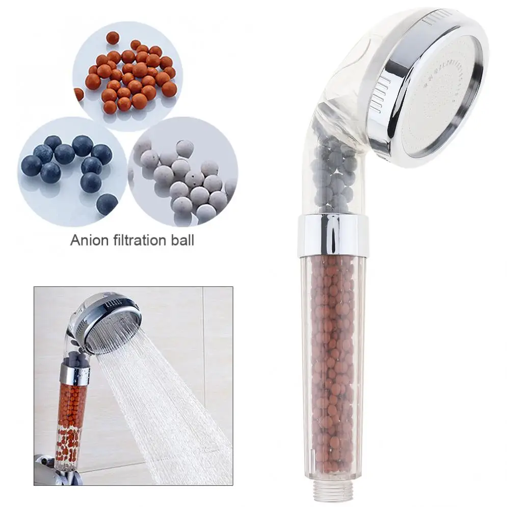 Big Size Anion Filter Handheld SPA Shower Head Water Saving Pressurized Boost Rainfall for Home Bathroom | Обустройство дома