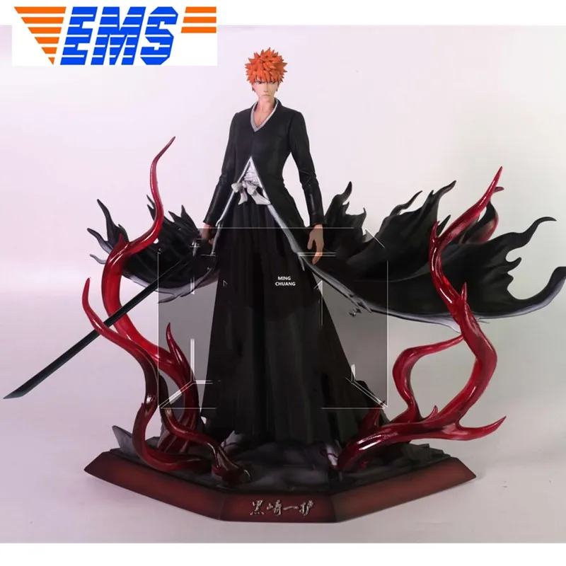 12 дюймов отбеливающая статуя Kurosaki ichigo бюст клубника полный длинный портрет