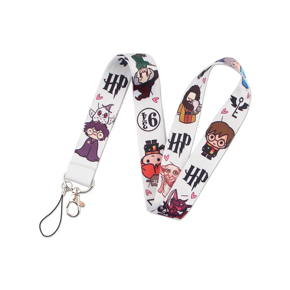 

Magic School Keychain Cell Phone Neck Strap Lanyard For Keys USB Gym ID Card Badge Holder Keycord DIY Hanging Rope Webbing
